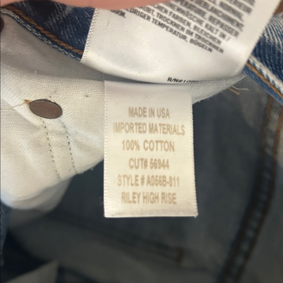 AGOLDE Riley High Rise Straight Riley Jeans size 24 button fly - Picture 5 of 8